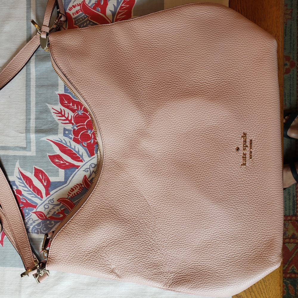 Kate Spade Pink Pebbled Leather Shoulder Bag